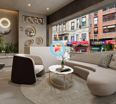 詫寂風(fēng)美容院設計全景案例